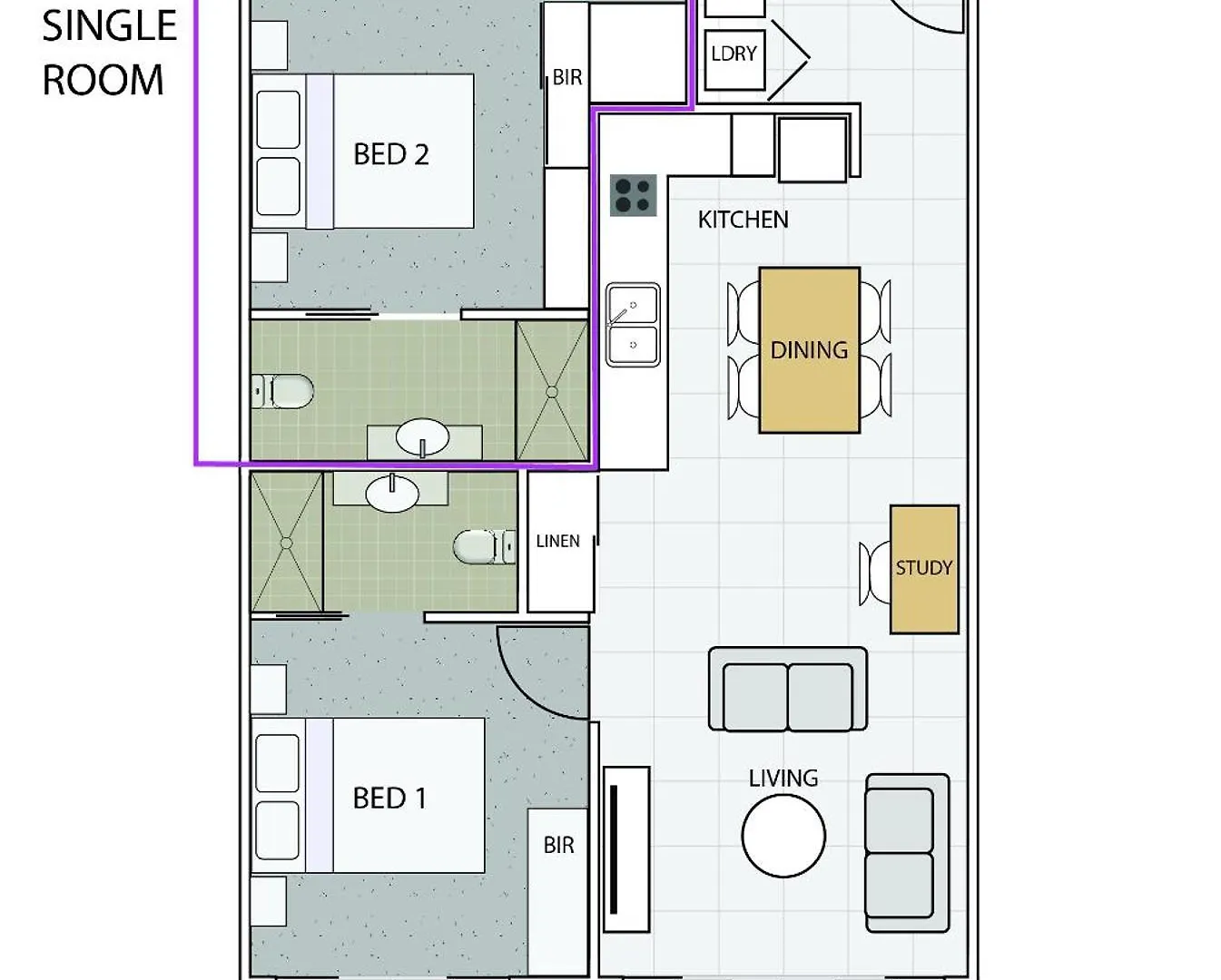 City Quays Accommodation 2 凱恩斯 公寓